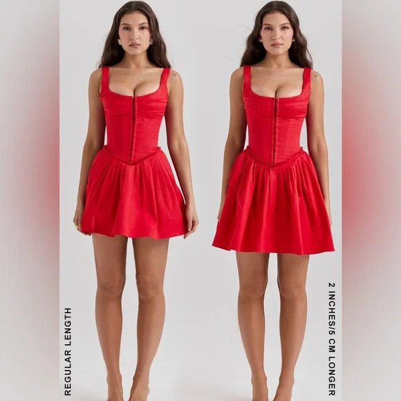 House of CB Red Mini Dress - Picture 4 of 10